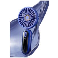 JINGRUIXIANG Portable Handheld Mini Rechargeable Fan USB Small Fan Silent Personal Fan for Dorm Office Outdoor Travel tamsiai mėlyna spalva