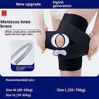 Pain Relief Knee Brace with Adjustable Support and Compression Side Stabilizers for Walking