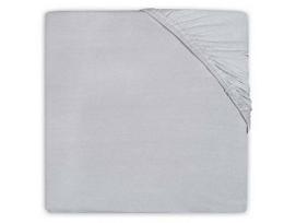 Jollein trikotažinė paklodė su guma Soft Grey 70x140