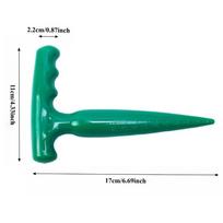 Handle Seedling Dibber Scale Marked Soil Puncher Hand Held Sowing Tool For Garden Vegetable Flower Planting Farm Cultivation