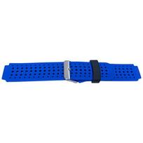 Bracelet - MY-MONTRE - Garmin Forerunner 220/235 - Silicone doux - 16-22 mm ajustable - Bleu royal/noir mėlyna