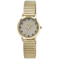 Montre femme - Ester - Doré acier inoxydable - Cadran marron 28 mm - Quartz étanche 5 ATM