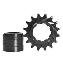 HG 16T MTB Road Bike Sprocket Aluminum Alloy Single Speed Cassette Cog Chain with Multiple Spacers for HG Hub Cycling Parts juoda