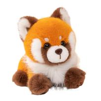 17cm Gulantis Raudonasis Panda Zoologijos Gyvūnas Pliušinis Žaislas Kimštas Draugas Raminanti Kawaii Gyvūno Lėlė Dovana 17cm orange