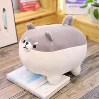 40/50cm Fatty Cute Tiger Shiba Inu Pig Dolls Striped Squishy Animals Toy Stuffed Soft Plushies Sleeping Companion 40cm