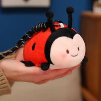 13/26CM Kawaii Cartoon Simulation Anime Lovely Ladybug Stuffed Insect Animal Plush Toy Children's Ladybug Plush Pendant Doll
