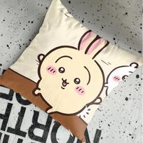 Kawaii C-Chiikawas Home And Decoration Living Room Decorative Pillowcase Decor 40X40 Sleeping Pillows Cover Christmas Supplies Peach skin 18*18(CM)-1Pcs