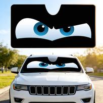 Racing Iconic C-Cars Lightning M-McQueen Sun Visor Daily Car Sun Visor Aluminum Foil Heat Insulation UV Protection
