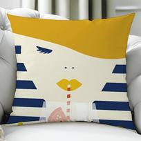 A-Aperol-Es Spritz Cushion Cover Birthday Anniversary Gifts Double Sided Printed Zipper Cushion Cover Soft Skin Bedding Peach skin 18*18(CM)-1Pcs