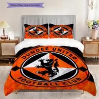Dundee Football Club Emblem Bedding (1 * duvet cover + 2 * pillowcase, without core) 2D Flat Christmas birthday gift Bedding set Soft and comfortable 135x200cm