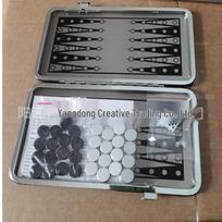 Aluminum Backgammon and Chess Set