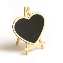 Desk Display Guide Board Writting Chalkboard With Stand Reminder Board Mini Blackboard Wooden Easel B