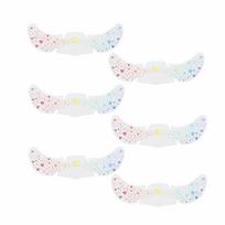 6 Sheets Creative Glitter Freckles Stickers Temporary Tattoo Stickers  Festival Accessories Set 4