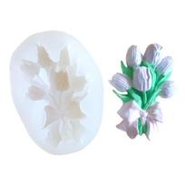 3D Flower Silicone Soap Molds Silicone Candle Molds for Handmade Candle Soap Chocolate Mould Fondant Silicone Mould