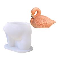 Flamingo Figurine Silicone Molds Gypsum Silicone Molds for Candle Soap Making Fondant Silicone Mould Epoxy Resin Molds 1