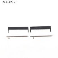 [TL][Y]1Pair 24mm To 22mm/20mm Wristband Adapter For 7/9/D5i Smartwatch Accessories Smart Watch Replacement Connector