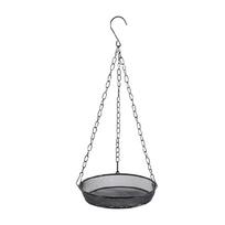 Bird Feeder Tray Wrought Iron Bird Feeding Platform Easy to Fill Hanging Tray for Outdoor Use 1