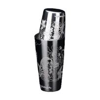 Corrosions Resistant Engraving Stainless Steel Cocktail Shaker Large Capacity Mixer Bartending Tool Gift for Mixologists