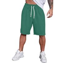 Men's Summer Striped Athletic Shorts Men's Multi-Pocket Casual Shorts L armijos žalia spalva