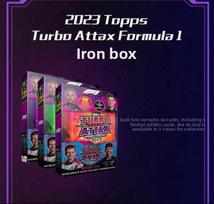 TOPPS riboto leidimo F1 Turbo Attax Mega skardinė kolekcija 66 lenktynių kortelės ir parašų įdėklai spalvingoje skardinėje Būtina turėti žaidimo dovaną