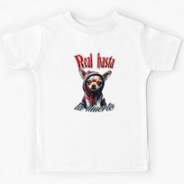 Real Hasta La Muerte – Chicano Style with Gangsta Chihuahua Kids T-Shirt 120