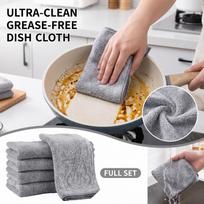Dishcloths 10 Pack - Absorbent and Oil- Kitchen Cleaning Cloths one size