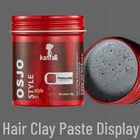 KANFA Kangfa Men's Matte Hair Clay - Fresh Scent, Long-lasting, Fluffy Styling Wax