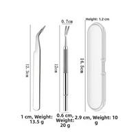 Cleaning Tick Removal Tweezers Reusable Flea Remover Tool New Tick Fork Tool  Pet Grooming Supplies Style A
