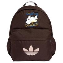 Adidas Originals Trefoil Audinio Skraidančio Šuniuko Spaudinio Kuprinė Įprasta Unisex Aurora Coffee KD7810(Team378-fb p4) black