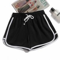 New sports style three-point shorts yoga slim loose shorts women's hot pants pajama pants girl women S