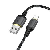 USB A į USB C Hoco 3A 1 m X128 Benefit juodas
