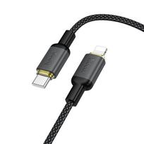 USB C į Lightning kabelis Hoco PD 30W 1 m X128 Benefit black