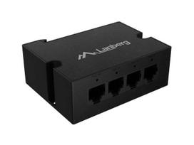 LANBERG DIN-GE4-BT-90W SWITCH 1XIN 3XOUT 1GB POE EXTENDER GIGABIT ETHERNET DIN RAIL BT 90W