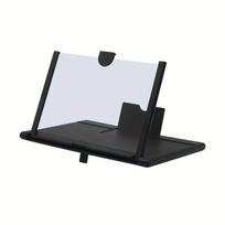 Telefono laikiklis 3D Telefono Ekrano Didintuvas, Juoda