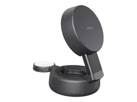 Belkin UltraCharge 25W Qi2 Magnetic 2-in-1 Wireless Charging Station Dark Grey WIZ043KQCH