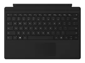 Microsoft Surface Pro Type Cover su pirštų atspaudų skaitytuvu - klaviatūra - su jutikliniu kilimėliu, akselerometru - foninis apšvietimas - QWERTY - JK - juoda - Demo, komercinė - skirta Surface Pro (2017 m. vidurys)