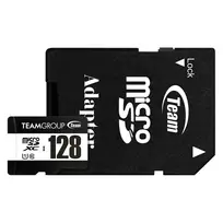 Team Group Team 128GB microSDXC UHS-I U3 V30 A1 atminties kortelė su SD adapteriu