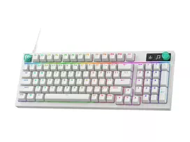 Logitech G316 X 98 Compact Mechanical Gaming Keyboard, GX Brown Tactile, LIGHTSYNC RGB, White, German Layout