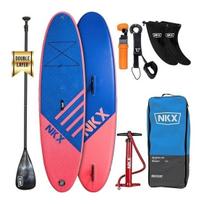 Pripučiama irklentė NKX Windsurf Blue Red 10’4 su aksesuarais