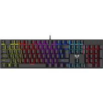 BYTEZONE Dozer Mechaninė žaidimų klaviatūra RGB / blue switches / macro / Anti-Ghosting, US išdėstymas, juodos spalvos