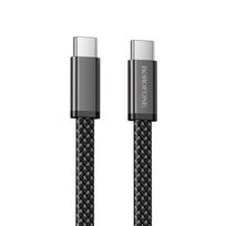 Borofone Kabel BX124 Peace – Typ C į Typ C – PD 60W 1 m. juodos spalvos