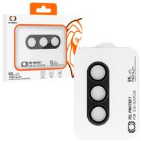 Grūdintas stiklas Tel Protect 95% AR+AF Full Metal Camera Protector į aparat skirtas Samsung Galaxy S26/S26 Plus juoda (island)