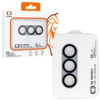 Grūdintas stiklas Tel Protect 95% AR+AF Full Metal Camera Protector į aparat skirtas Samsung Galaxy S26/S26 Plus žydra (island)