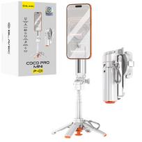 Blavec Selfie Stick Aluminium Coco PRO Mini P-01 Magsafe Auto pop quadripod + pilot + mocowanie 0,48 m.a (SSCPMP01-MQHW048) baltos spalvos