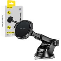 Blavec automobilinis telefono laikiklis BHC-06A 15W magnetinis su belaidžiu įkrovimu ir aktyviu aušinimu BHC06A-MWIB) juodos spalvos