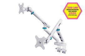 Digitus DA-90472 monitoriaus laikiklis arba stovas 88,9 cm (35″) Stalas Balta
