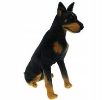 Dubi Pliušinis žaislas - dobermanas, 65 cm