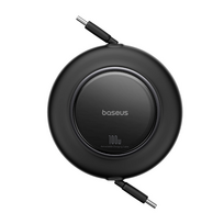 Kabelis Baseus Free2Pull Mini 100W zwijany USB-C - USB-C 2m - juoda