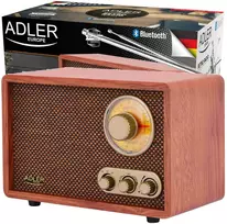 Retro Bluetooth radijas | Elegantiškas dizainas | Aukšta garso kokybė – Adler AD 1171