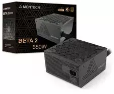 Montech BETA 2 80 PLUS Bronze įkroviklis, ATX 3.1 – 650 Watt, juodos spalvos